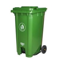大號(hào)環(huán)衛(wèi)分類(lèi)加厚帶蓋商用室外帶輪掛車(chē)餐飲塑料果皮箱